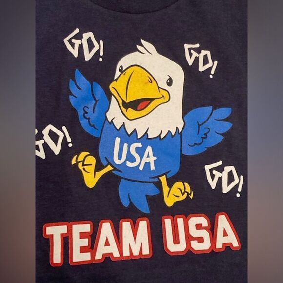 NWT Team USA Toddler T-Shirt United States Olympic Apparel Size 2T Navy Blue - Picture 8 of 10
